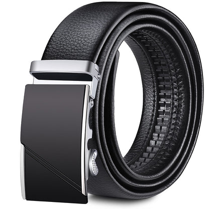 Perry™ | Men’s Soft Leather Belt – Automatic Buckle Casual Style