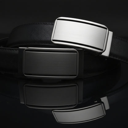 Ritchie™ | Men’s Cowhide Leather Belt – Automatic Buckle Business Casual