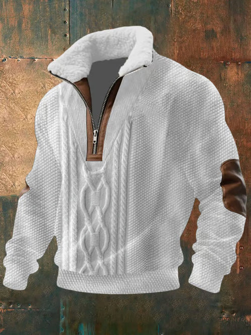 Karl – Quality Zip Up with Shearling Lined Collar