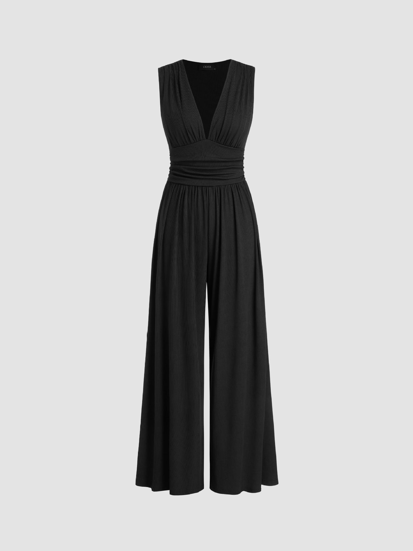 Charity™ | Elegant Sleeveless Wide-Leg Jumpsuit