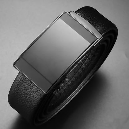 Meyer™ | Men’s Automatic Buckle Belt – Simple Business Style