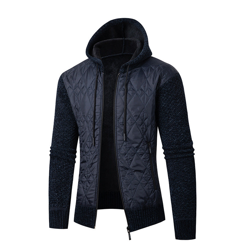 Konstantin | Herren Kapuzenjacke mit Wattierung und Teddyfutter — Warme Puffer in 3 Farben M–3XL | Westmere