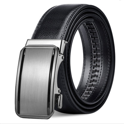 Ritchie™ | Men’s Cowhide Leather Belt – Automatic Buckle Business Casual