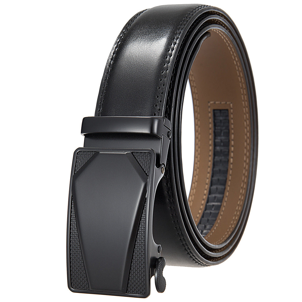 Lander™ | Men’s Leather Belt – Automatic Buckle Classic Style