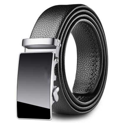 Perry™ | Men’s Soft Leather Belt – Automatic Buckle Casual Style