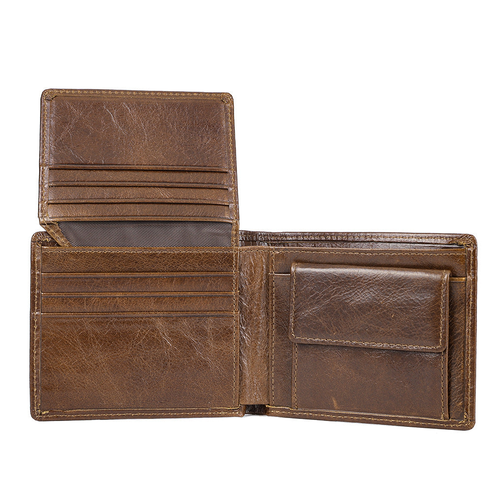 Dalton™ | Retro Genuine Leather Men's Wallet with Money Clip