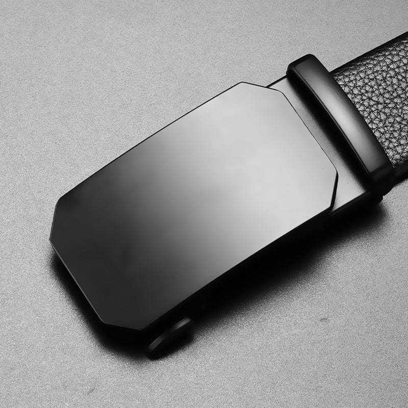 Meyer™ | Men’s Automatic Buckle Belt – Simple Business Style