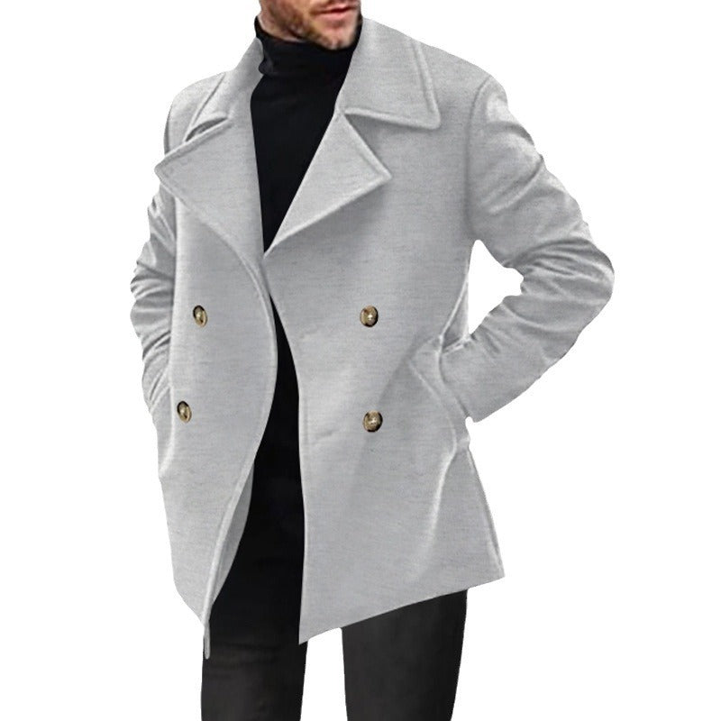 Gerrit | Herren Zweireiher-Mantel mit Klappentaschen — Klassischer Wintermantel in 4 Farben S–3XL | Westmere