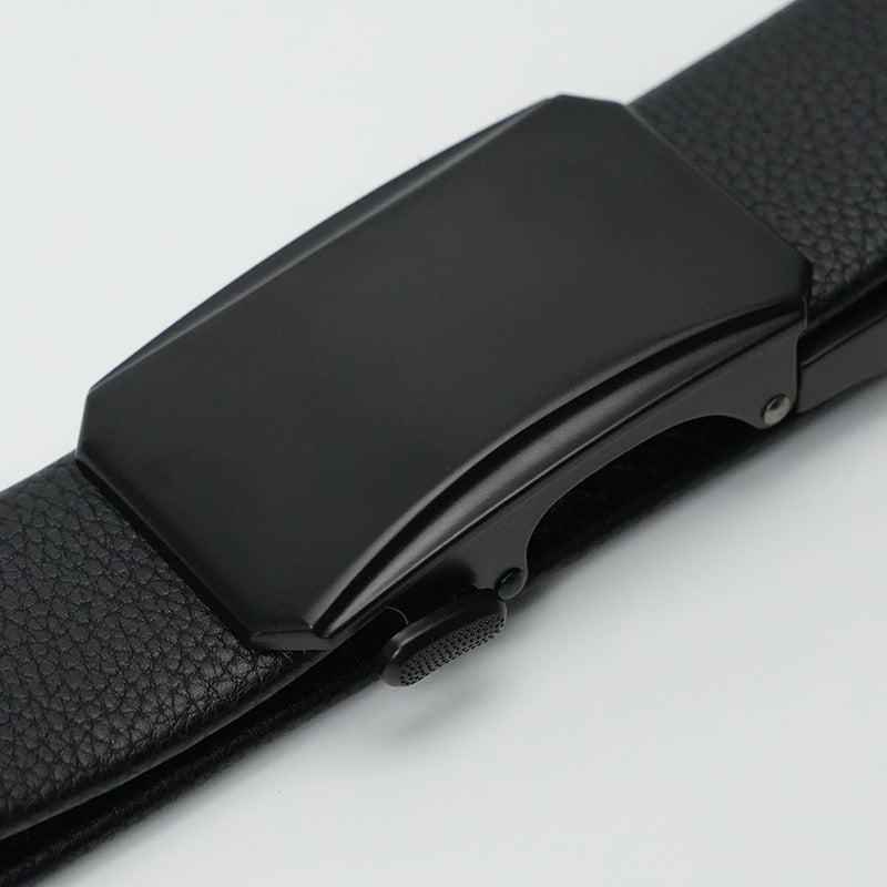 Meyer™ | Men’s Automatic Buckle Belt – Simple Business Style