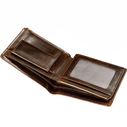 Damian™ | RFID Blocking Cowhide Leather Wallet