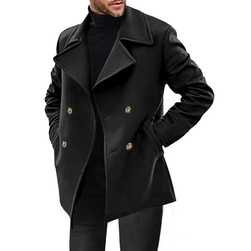 Gerrit | Herren Zweireiher-Mantel mit Klappentaschen — Klassischer Wintermantel in 4 Farben S–3XL | Westmere