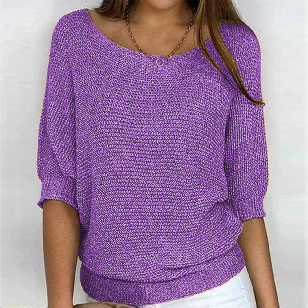 Women's Soft Comfort Sweater, Flattering Cut | Breathable All-Day Warmth, Minimalist Design | 9 Colorways | S–2XL