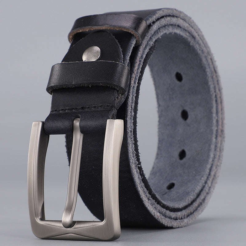 Sonny™ | Vintage Cowhide Leather Belt – Casual Jeans Style