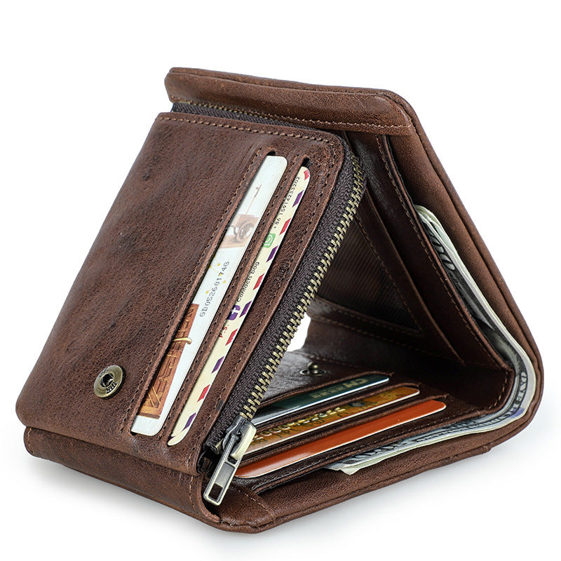 Maxwell™ | RFID Genuine Cowhide Leather Wallet