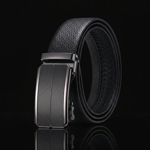 Nigel™  | Men’s Genuine Cowhide Leather Belt – Automatic Buckle