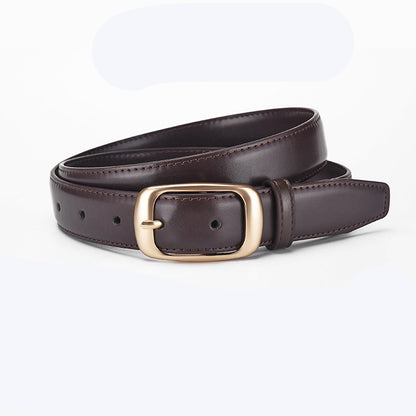 Francois™ | Black Leather Belt – Casual Jeans Style