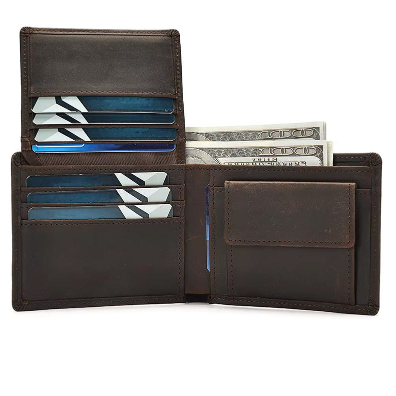 Dalton™ | Retro Genuine Leather Men's Wallet with Money Clip