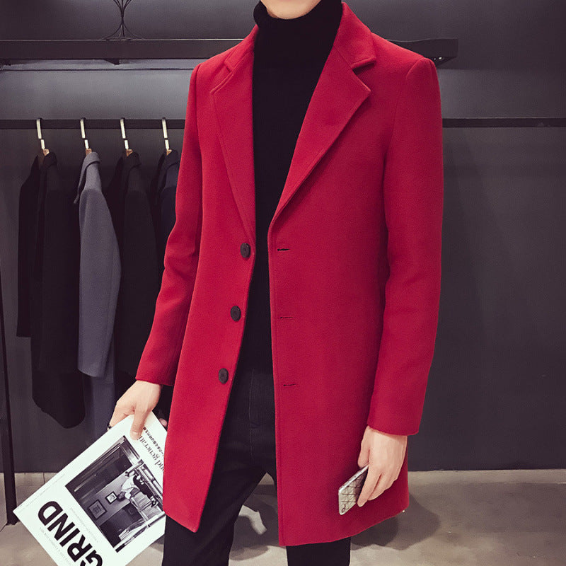 Dietmar | Herren Einreiher-Mantel mit schmaler Silhouette — Slim Wintermantel in 6 Farben | Westmere