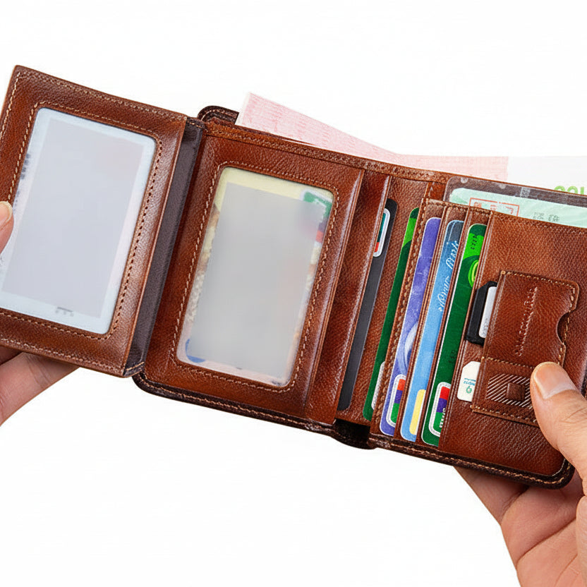Dario™ | Modern Slim Leather Wallet