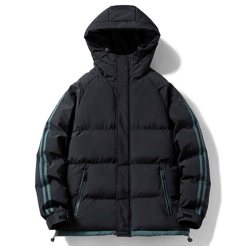 Gustav | Herren Daunenjacke mit Kontraststreifen — Sport-Look Puffer in 4 Farben M–3XL | Westmere