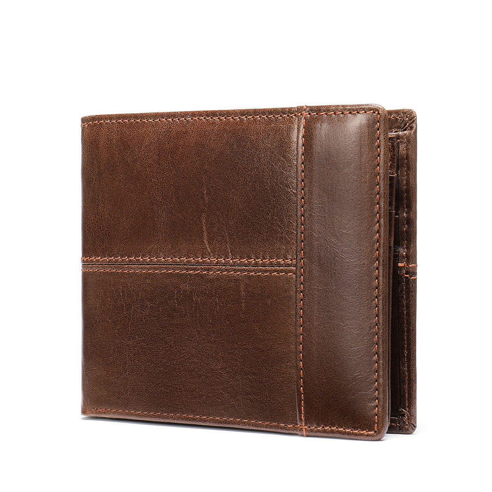 Fabio™ | Genuine Leather RFID Bifold Wallet With Coin Pocket