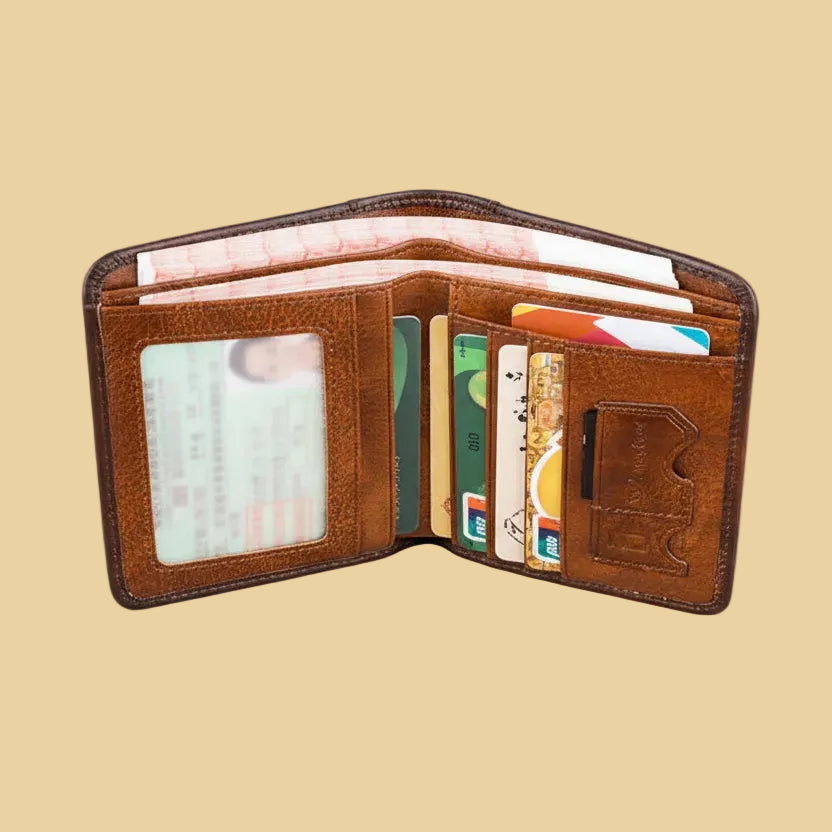 Theo™ | Sleek RFID Blocking Leather Wallet