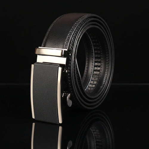 Rupert™ | Men’s Two-Layer Cowhide Leather Belt – Automatic Buckle