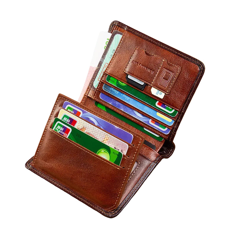 Dario™ | Modern Slim Leather Wallet