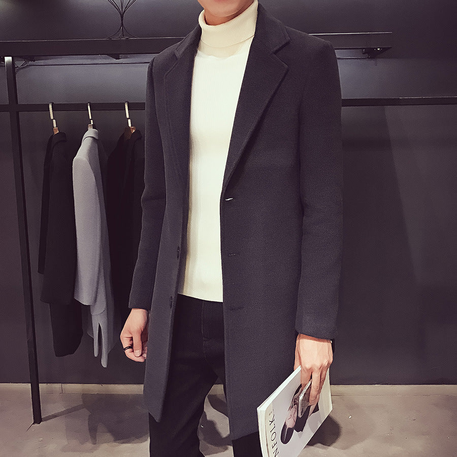 Dietmar | Herren Einreiher-Mantel mit schmaler Silhouette — Slim Wintermantel in 6 Farben | Westmere