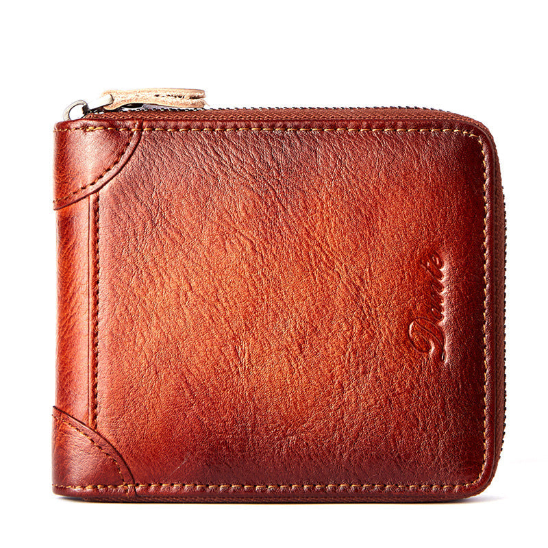 Oscar™ | Genuine Leather Zipper Multi-Card Wallet