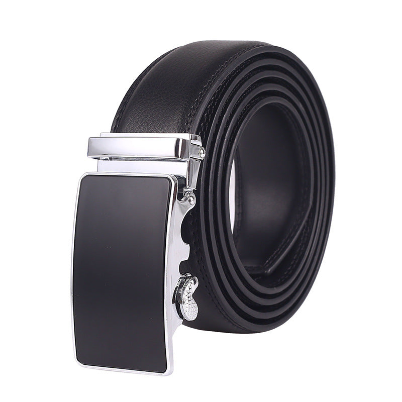 Rupert™ | Men’s Two-Layer Cowhide Leather Belt – Automatic Buckle