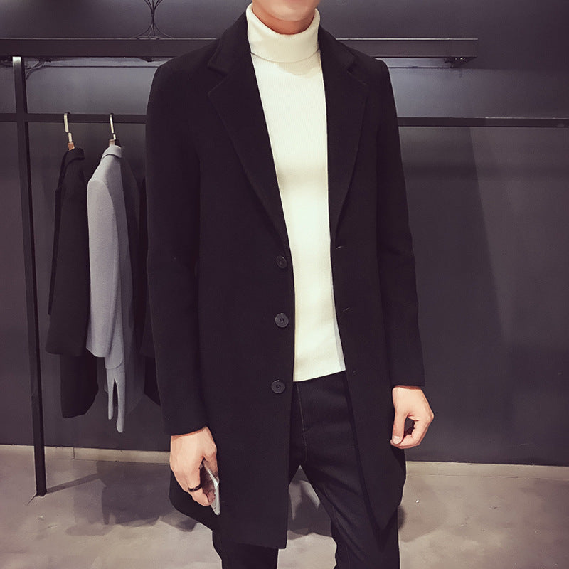 Dietmar | Herren Einreiher-Mantel mit schmaler Silhouette — Slim Wintermantel in 6 Farben | Westmere