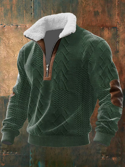 Henrik – Quality Zip Up with Shearling Lined Collar
