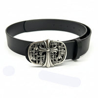 Black: Crow hollow multi-cross belt