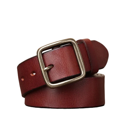 Herbert™ | Italian Cowhide Leather Belt – 3.8CM Reversible Design