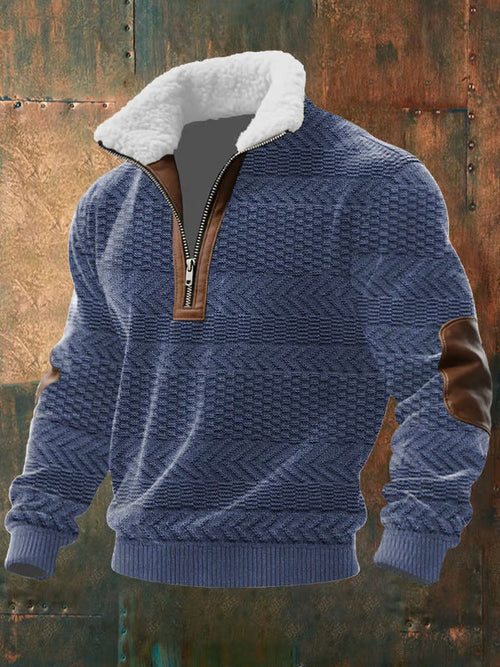 Mikael – Quality Zip Up with Shearling Lined Collar