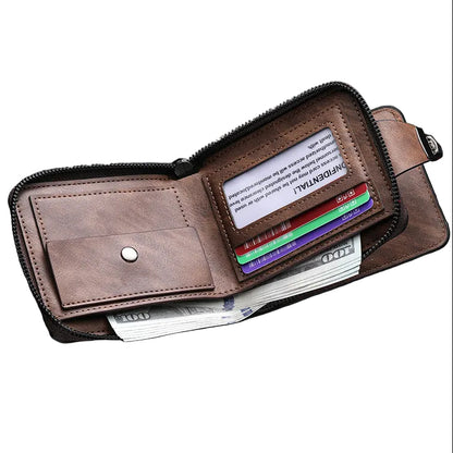 Maxim™ | Men’s Business Zipper Wallet – Multi-Card Large Capacity