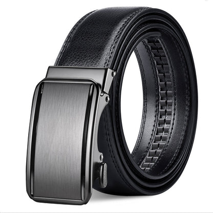 Ritchie™ | Men’s Cowhide Leather Belt – Automatic Buckle Business Casual