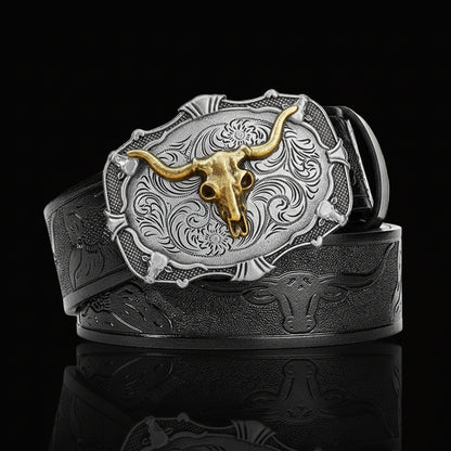 Darby™ | Men’s Retro Punk Wide Leather Belt