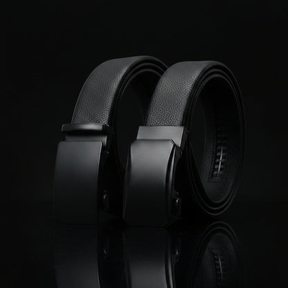 Meyer™ | Men’s Automatic Buckle Belt – Simple Business Style