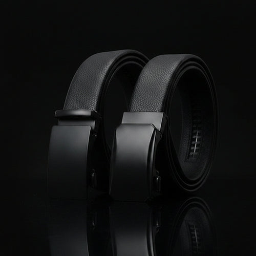 Meyer™ | Men’s Automatic Buckle Belt – Simple Business Style