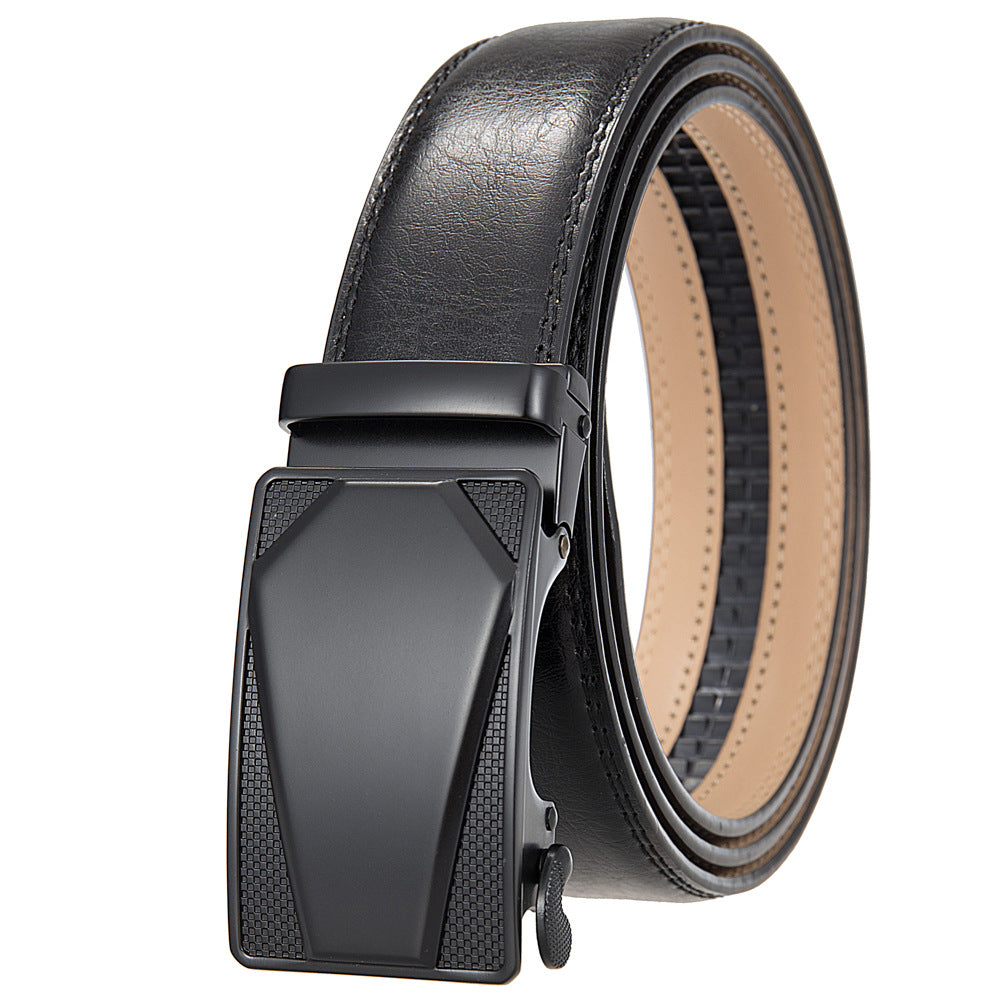 Lander™ | Men’s Leather Belt – Automatic Buckle Classic Style