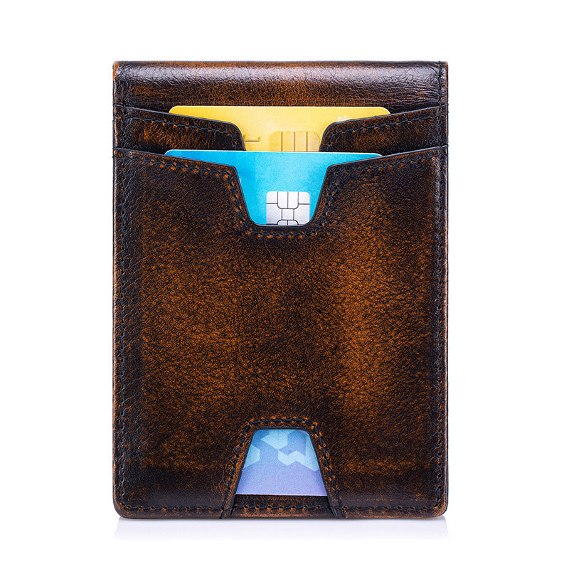 Henrik™ | Vintage Cowhide RFID Leather Wallet