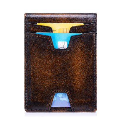 Henrik™ | Vintage Cowhide RFID Leather Wallet
