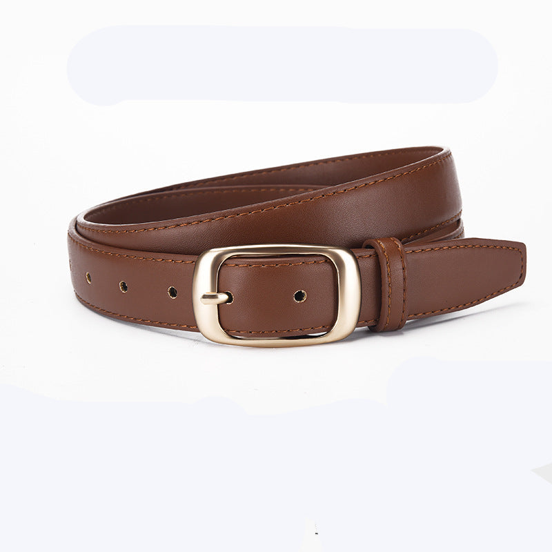 Francois™ | Black Leather Belt – Casual Jeans Style