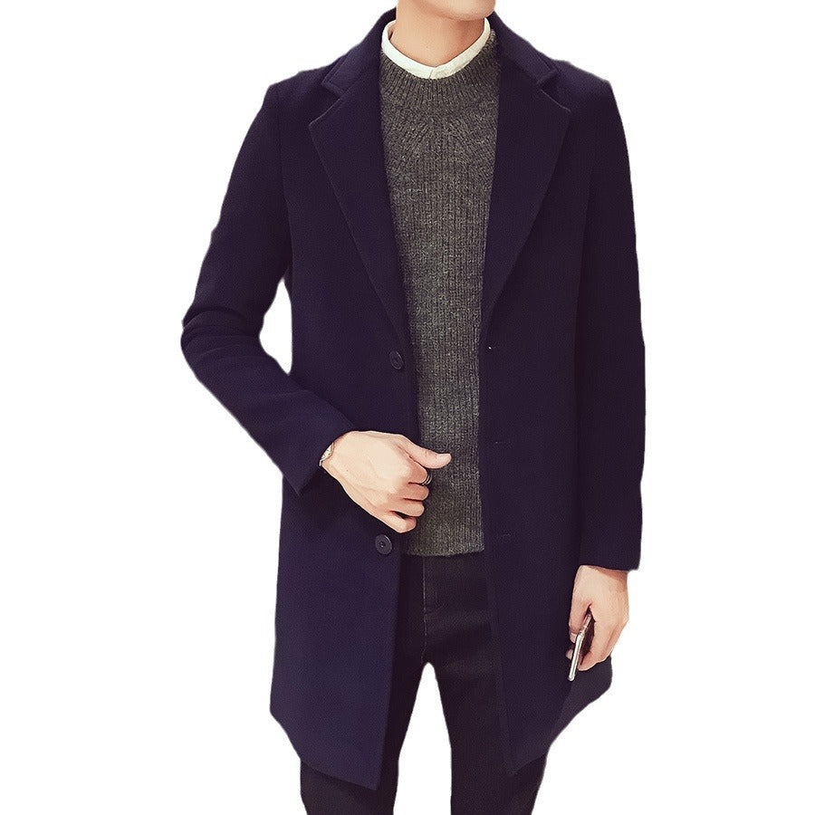 Dietmar | Herren Einreiher-Mantel mit schmaler Silhouette — Slim Wintermantel in 6 Farben | Westmere