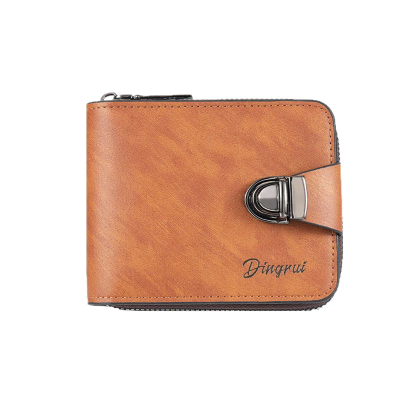 Maxim™ | Men’s Business Zipper Wallet – Multi-Card Large Capacity