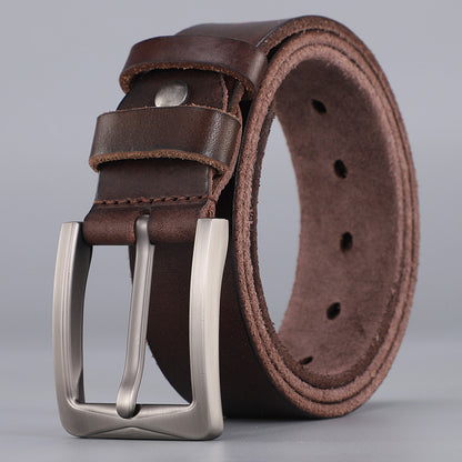 Sonny™ | Vintage Cowhide Leather Belt – Casual Jeans Style