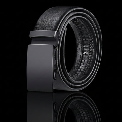 Perry™ | Men’s Soft Leather Belt – Automatic Buckle Casual Style