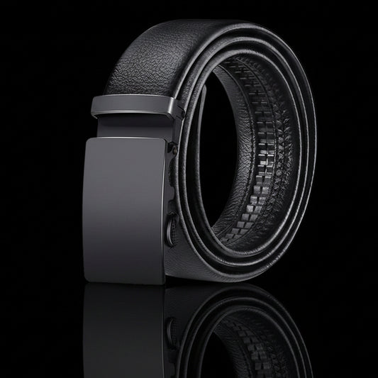 Perry™ | Men’s Soft Leather Belt – Automatic Buckle Casual Style